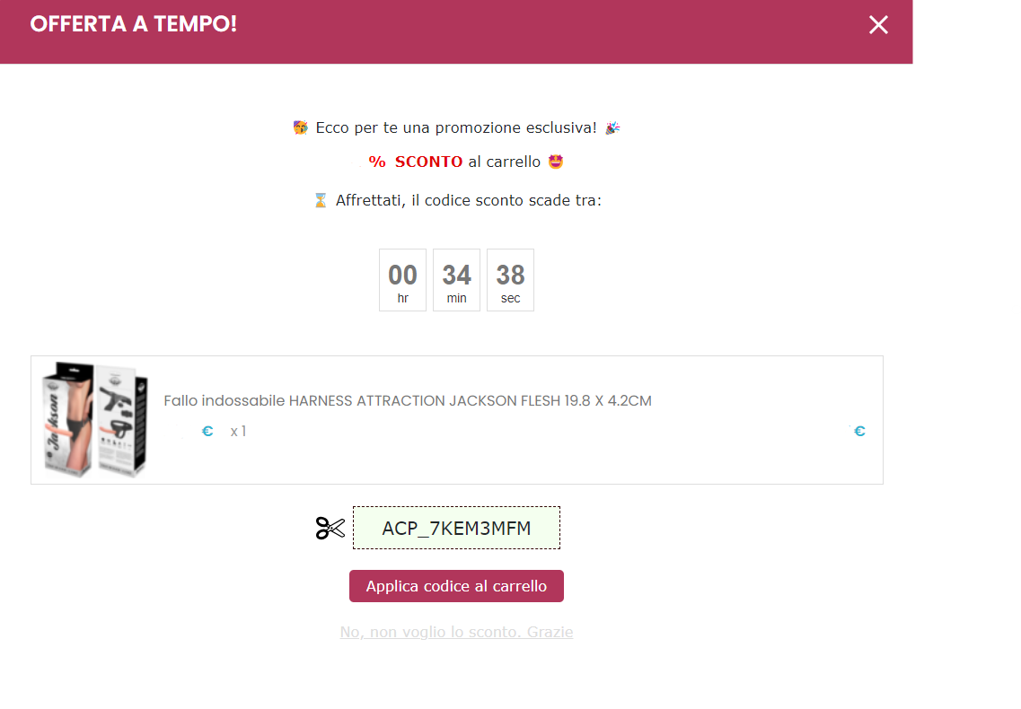 sconti a tempo